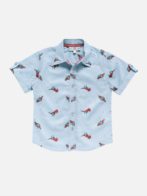 Popsicles Dino Shirt Regular Fit For Boys