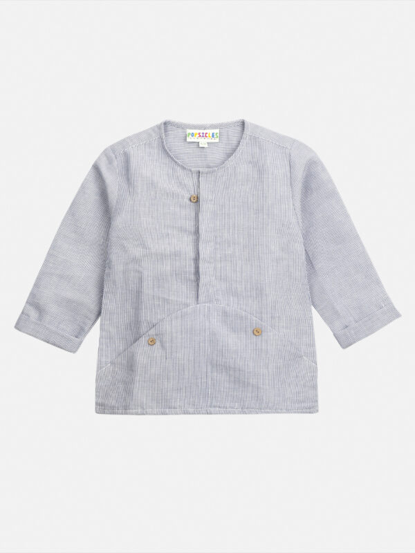 Popsicles Dapper Shirt for Boys – Blue