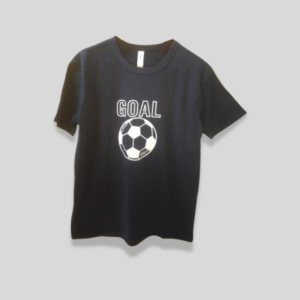 Unisex T-Shirt | Soccer Football. Nero Black